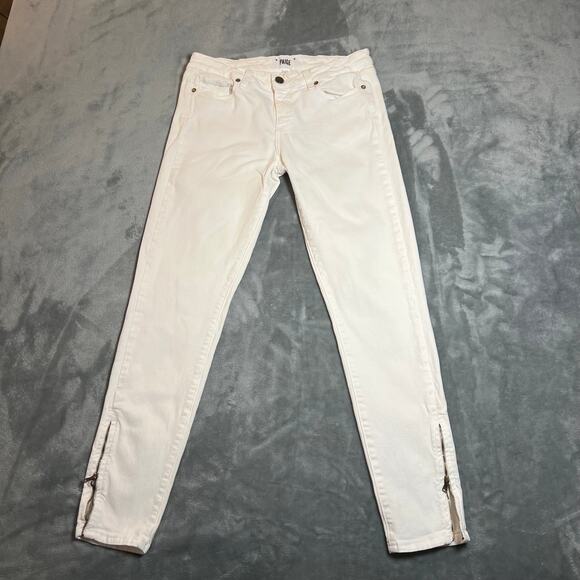 PAIGE Verdugo Ankle Skinny Jeans Size 29 Mid Rise Coastal Casual Stretch Preppy - Picture 1 of 11
